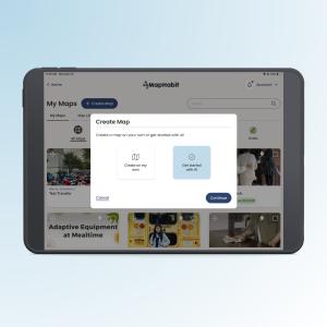 Map Builder shown under "Create Map" option in MapHabit