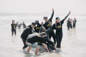 A moving moment of faith at Baptize California 2025 in Huntington Beach as the ministry team helps make baptism accessible for all.