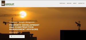 This is the BC Group website homepage.