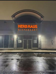 This is a photo of the front of the Herb Haus dispensary.