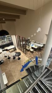 I'm still waiting for the paint to dry in the new restaurant layout.