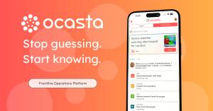 Photo of Ocasta app with strapline: Stop guessing. Start knowing.
