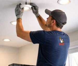 Award graphic for Ready Electric, Voted Best Electrician Los Angeles by Yelp and local residents.
