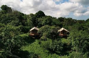 Galapagos Safari Camp Tent Exterior Aerial