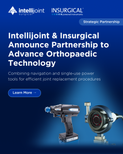 Intellijoint Surgical and Insurgical Announce Partnership to Advance Orthopaedic Technology