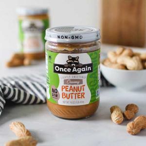 Once Again unsweetened organic peanut butter