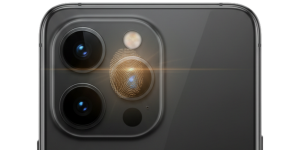 Smudged Phone Camera Lens