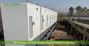 GSL Energy 2.6 MWh Energy Storage System in Germany