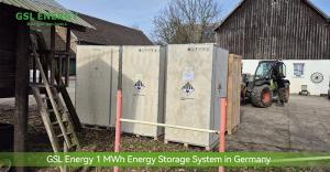GSL Energy 1 MWh Energy Storage System in Germany