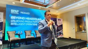 ProHance CEO Ankur Dhingra at the ProHance Roundtable with IBPAP and Zinnov in Manila