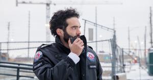 G Force Security construction site security patrol, surveillance cameras, and guards preventing equipment theft in Canada