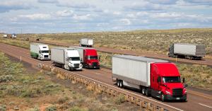 ULS Freight logistics tracking dashboard showing real-time cross-border shipment status updates between Canada and USA