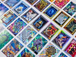 An image of new cards from The Simulation by Based Trading Cards