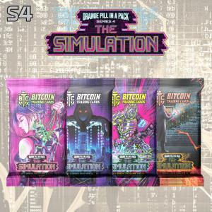 An image of card packs from OPP The Simulation by Based Trading Cards