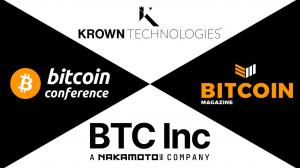 Krown Technologies and BTC Inc Partnership Graphic