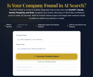 GEO Grader AI Visibility Diagnostic Tool by SEO Agency USA