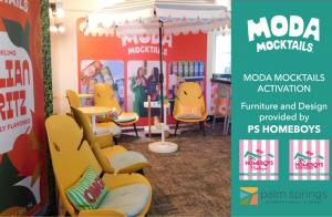 PS HomeBoys’ activation debuts a swanky lounge at PSP International, welcoming festival guests with MODA Mocktails.