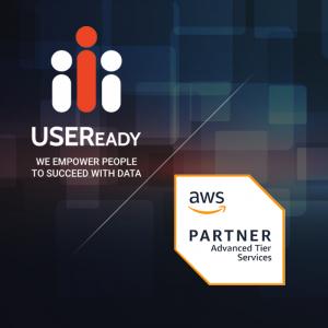 USEReady AWS Advanced Tier Partner badge for data modernization and AI-ready analytics
