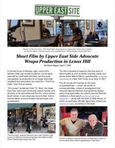 Upper East Site Coverage of The Final Fight