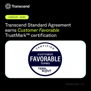 Transcend TrustMark Certification Annoucement