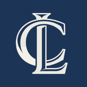 Citizens Life Group monogram logo, featuring interlocking C and L letters in cream on a navy blue background.