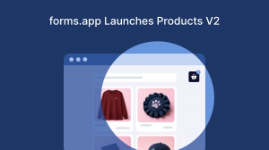 An image showcasing forms.app's products field