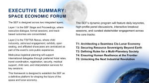 Space Economic Forum - Exec Summary 3
