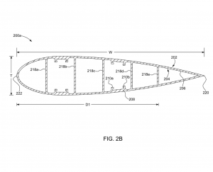 Diagram of Patented VAWT Blade Design - Side View