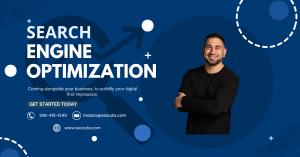 Photo promoting ML SEO and owner Mason