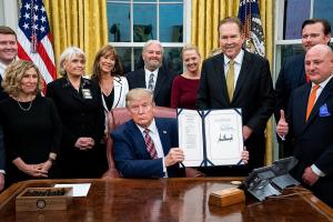 President Trump, Marty Irby, animal welfare
