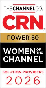 CRN Women of the Channel 2026 Power 80 Solution Provider award badge recognizing Kelly Nuckolls of Jeskell Systems