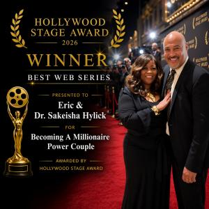 Eric & Dr. Sakeisha recieve Hollywood Stage Script Film Award 2026! Red Carpet
