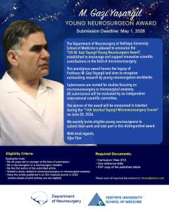 M. Gazi Yaşargil Young Neurosurgeon Award
