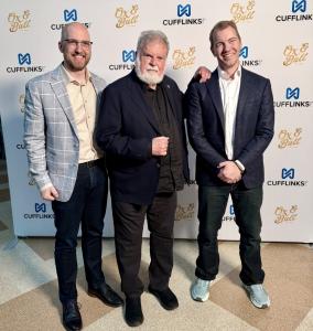 Derek Broin, Dean Cundey & Adam Broin at the Minneapolis St Paul International Film Festival Industry Night