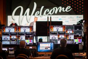 trade show video production control room live switching multi camera setup