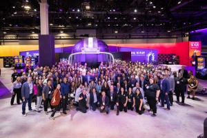 corporate group photo convention team g2e las vegas event photography