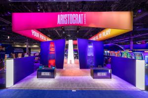 g2e trade show booth photography exhibit display branding las vegas convention