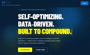 McCrossen Marketing 2026 Homepage Above the Fold Rebranded Design