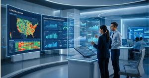 Taction Software AI-powered healthcare revenue cycle management dashboard displaying claim denial analytics and financial performance metrics