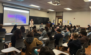 Narrativa President, Jennifer Bittinger, shared about AI innovation in life sciences at a UCLA BBH workshop in which the partnership began.