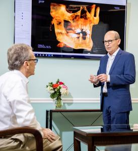 Dr. Sohl Consulting With a Patient