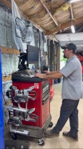 Chris working on Automotive Services