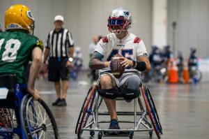 Two players compete against each other