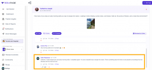 Researcher engaging naturally with participants—fostering real-time collaboration and meaningful dialogue on Terapage.