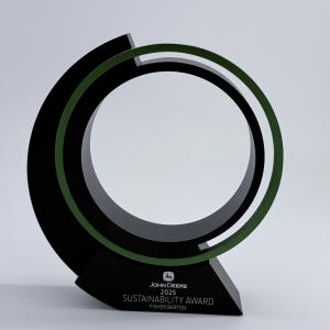 picture of Fisher Barton's 2025 Sustainability Award from John Deere