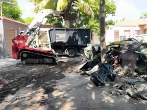 land clearing broward county xs trash bobcat debris removal construction cleanup south florida