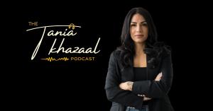 Image of family estrangement expert Tania Khazaal and her podcasts logo