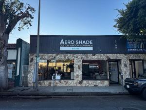 The storefront of the new Aero Shade location in LA