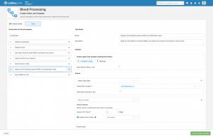 Workflow template creation in LabKey LIMS