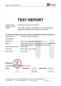 Bono Hair Skin Base Systems Pass REACH Compliance Testing for EU Market Access